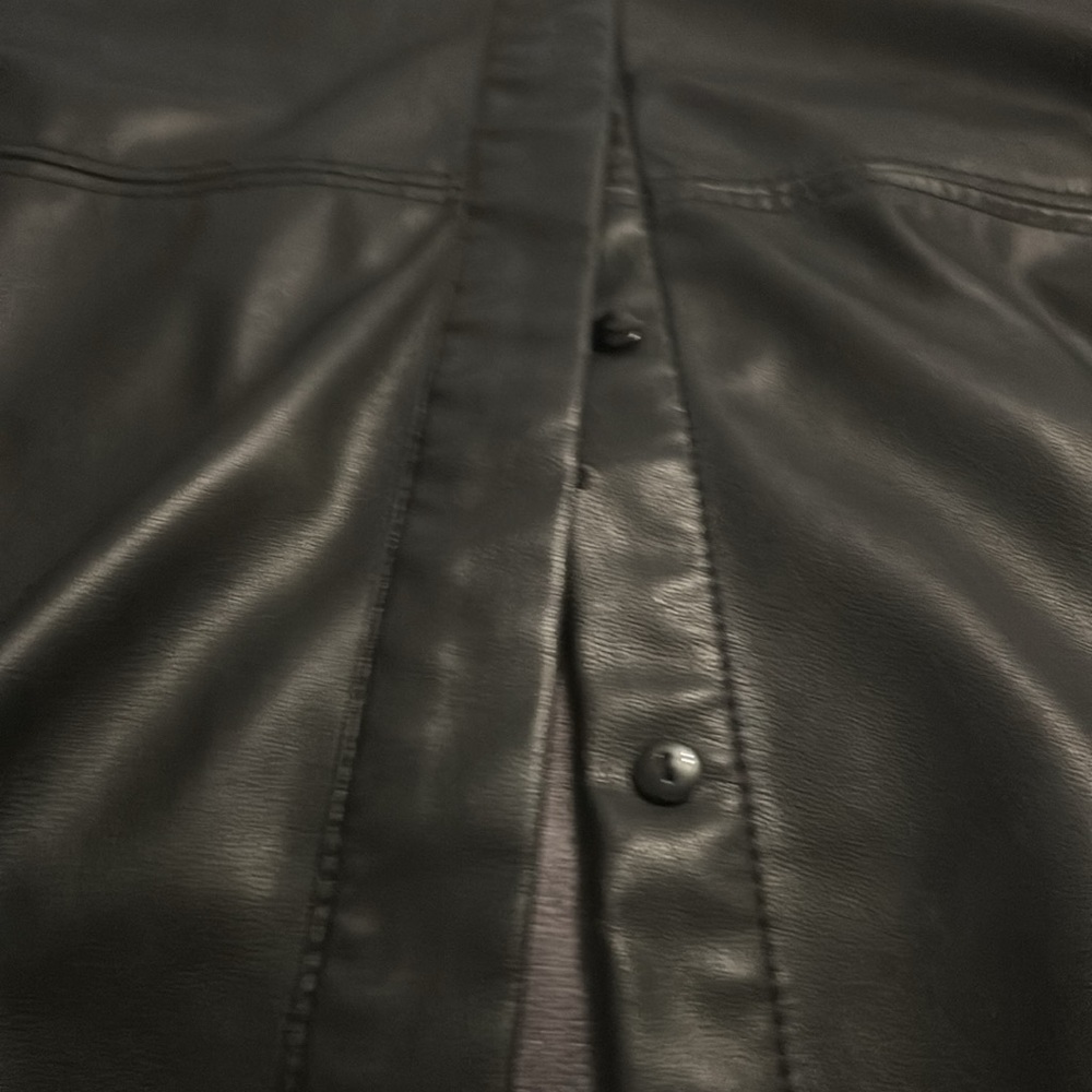 #124 Faux leather hand beaded jacket - Picture 14 of 16